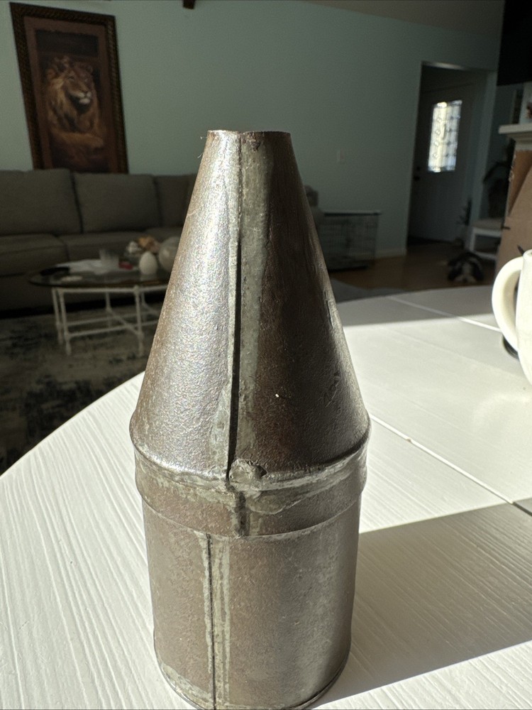 Industrial Tin Tool Container 6”