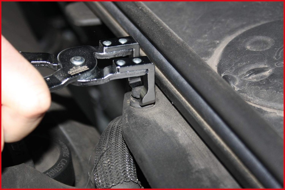 KS TOOLS Clip Pliers, Angled