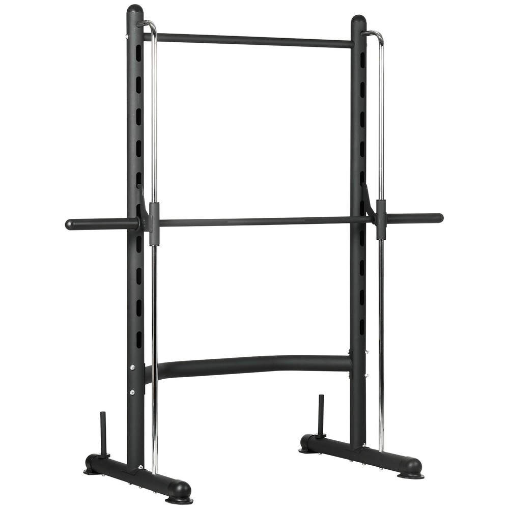 Weight Lifting Squat Rack w/ Pull Up Bar Adjustable Bench Press Half Power Rack
