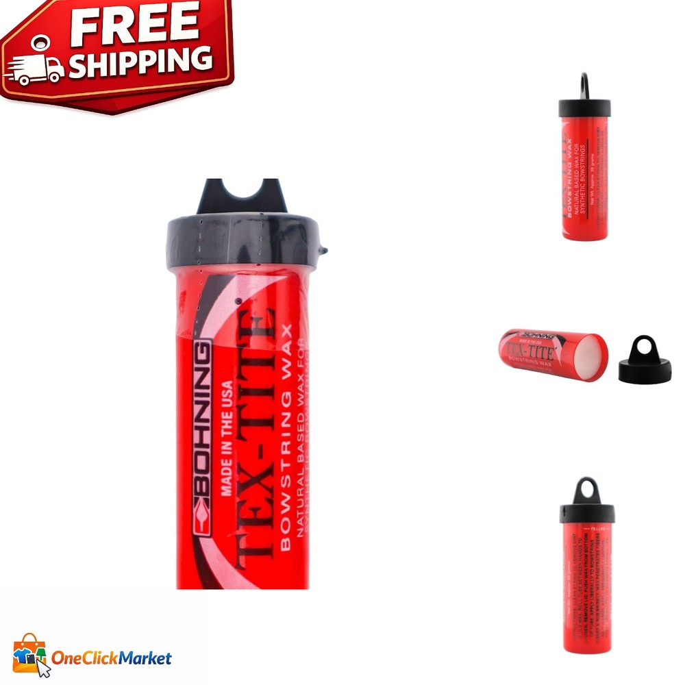 Tex-Tite 1oz Bowstring Wax Paste - Tacky Formula for Optimal Archery Shooting