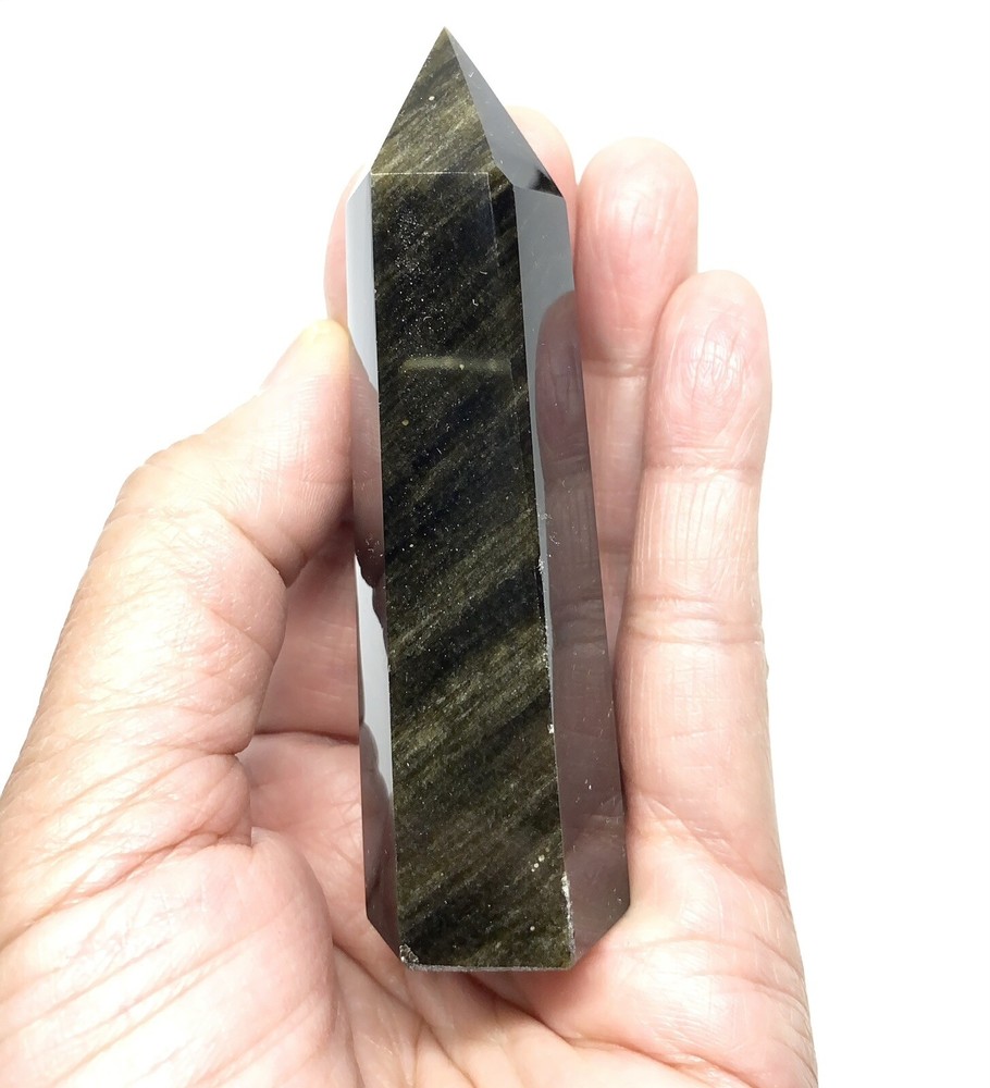 Obsidian Sheen Obelisk Point 81g Over 3in