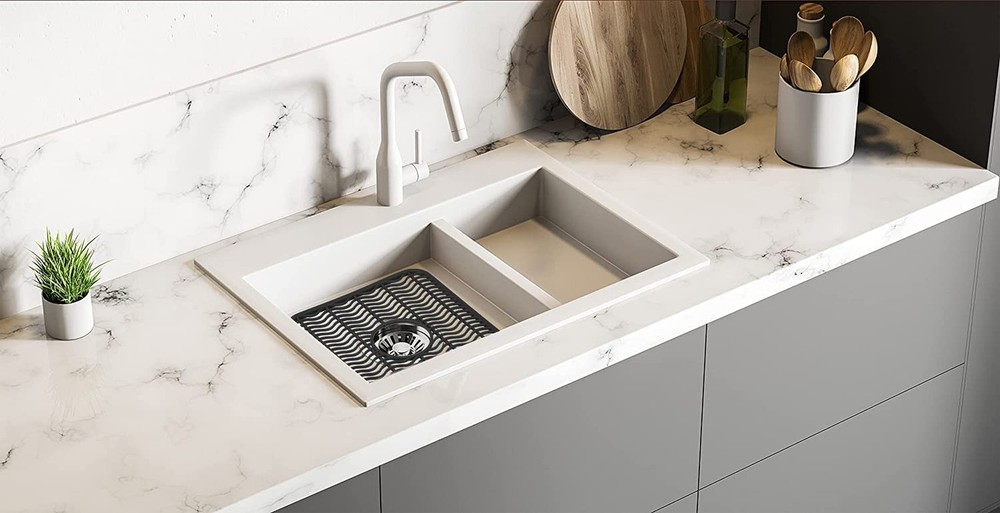 DecorRack 2 Sink Protectors for Kitchen Sink, Plastic 12" x 11" Dis... Fast Ship