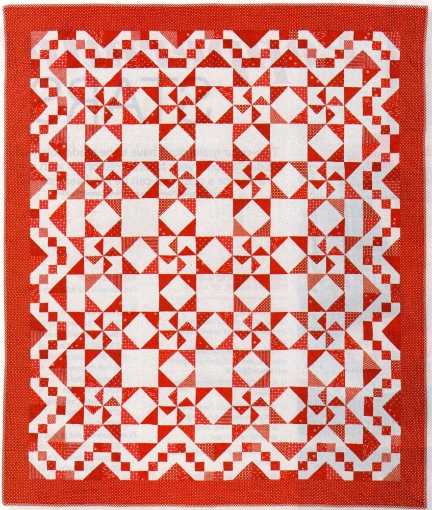 Peppermint Stars Quilt Pattern Pieced JD
