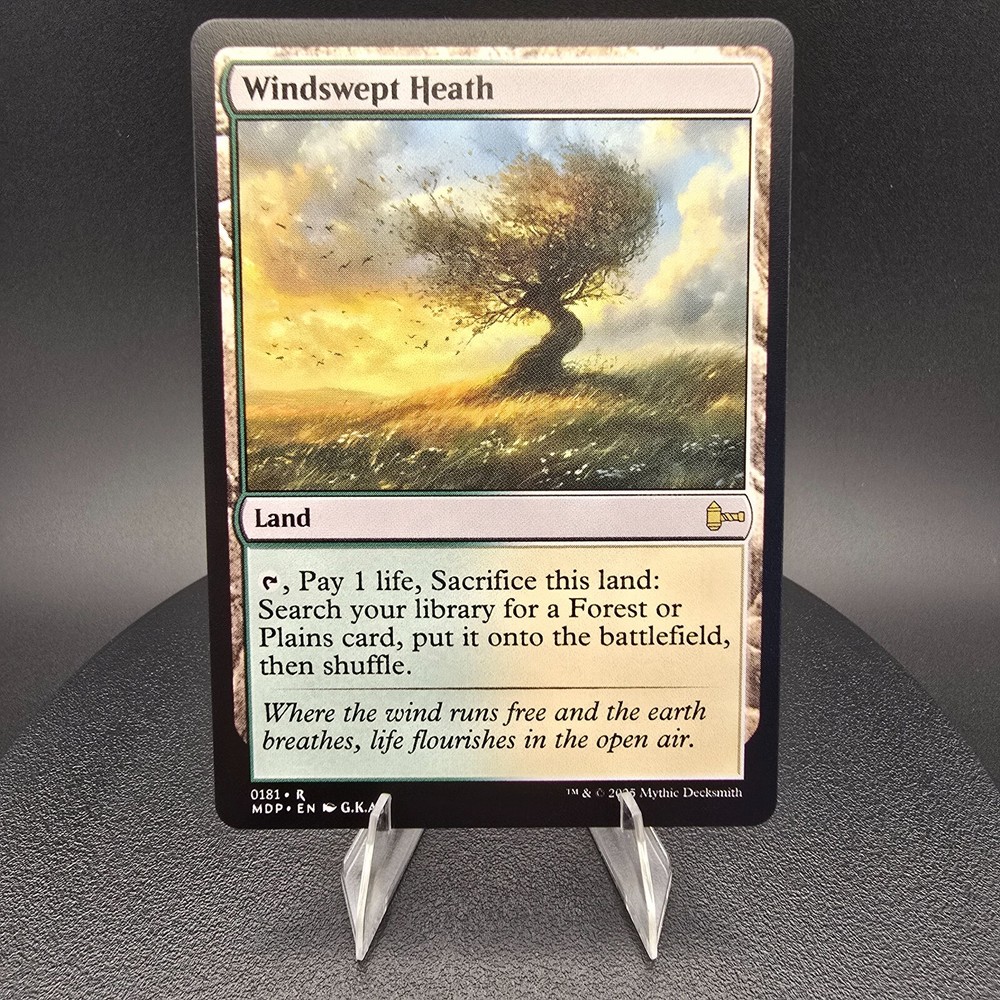 Windswept Heath - Custom Magic: The Gathering Card - High-Quality