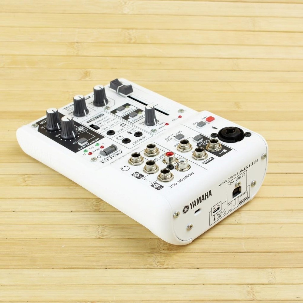 Yamaha AG03 3 Channel Mixer USB Audio Interface