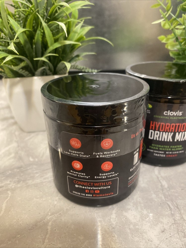 Clovis Essential Electrolytes HYDRATION DRINK MIX Cherry Limeade 30 Servin)2pak)