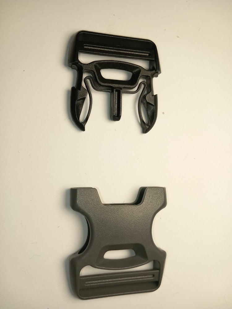 duraflex plastic side release buckle,double adjustable, for 1,5 inch webbing