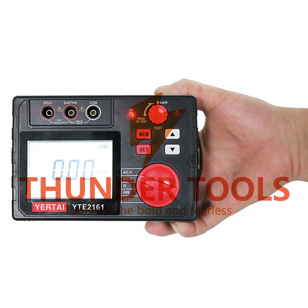 Thunder Tools YERTAI Digital Insulation Resistance Tester