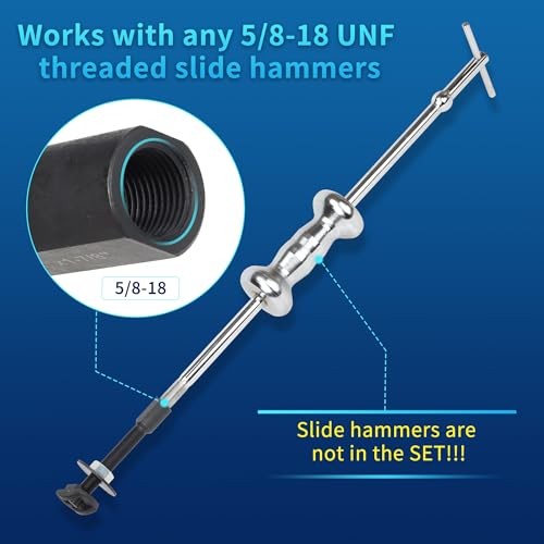 Rear Axle Bearing Puller Tool Set, 3PCS Axle Bearing Puller Extractor, Rear