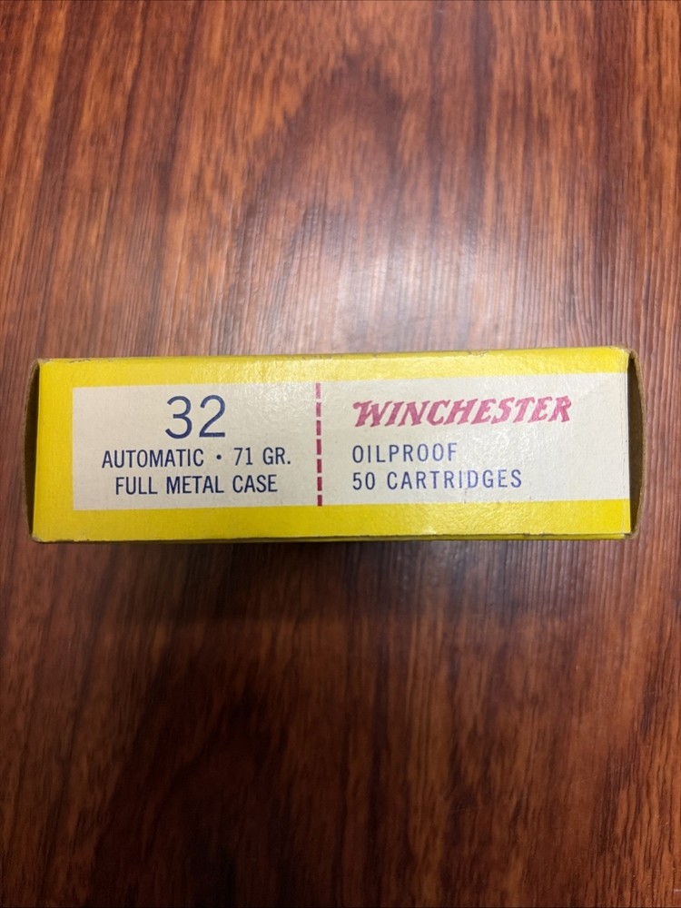 EMPTY Winchester Empty 32 Automatic Ammo box
