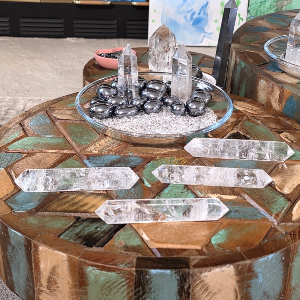 Double-Terminated Clear Quartz Wands