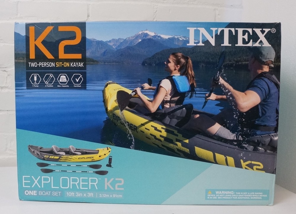 Intex Explorer K2 Inflatable Kayak - 2 Person