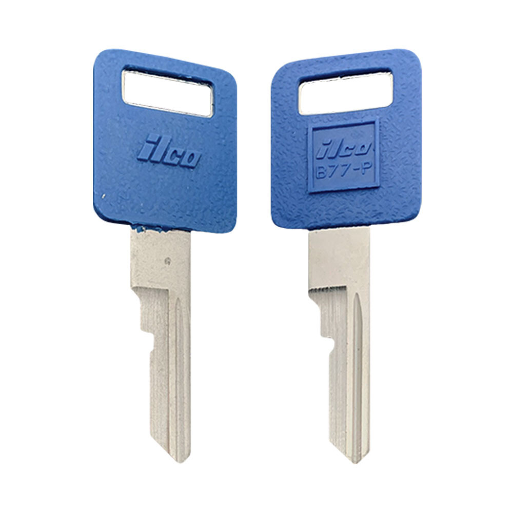 B77-PCBLU, B77-P, P1098EV-P Blue plastic head Key Blank