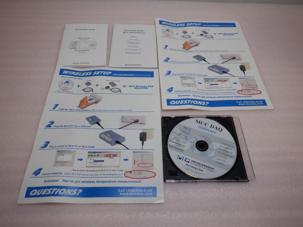MEASUREMENT COMPUTING MCC WIRELESS DAQ WLS-TEMP + WLS-IFC