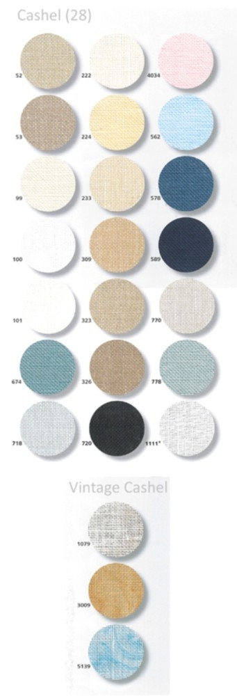 28 ct Cashel Linen -  U Choose Color