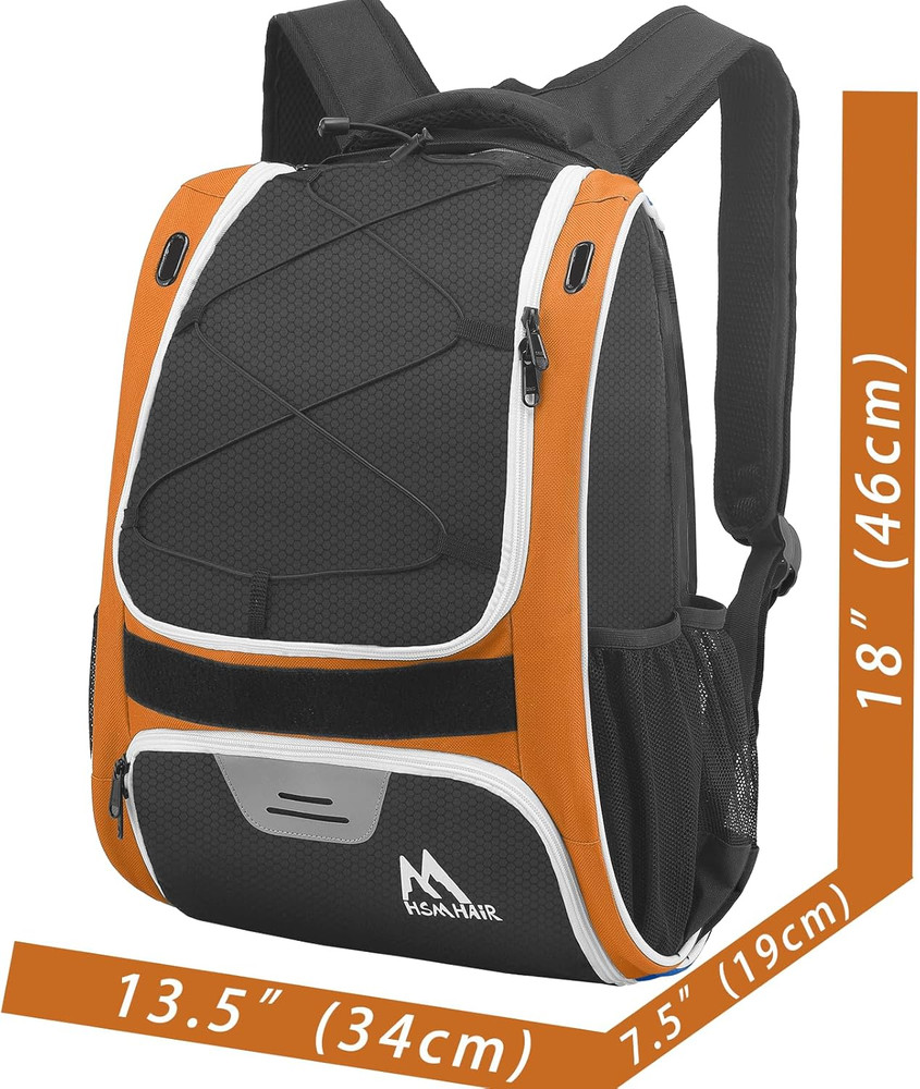 Baseball Bag-Baseball Backpack Holder for Baseball, Large Main Compartment,Softb