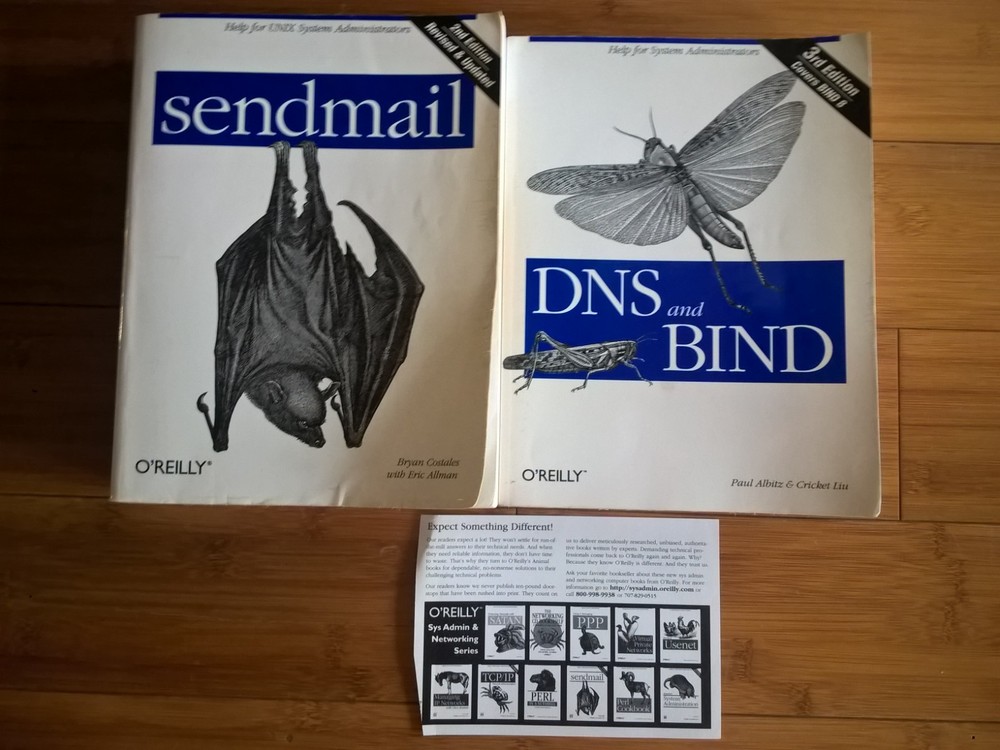 O’Reilly Books: Sendmail & DNS and Bind