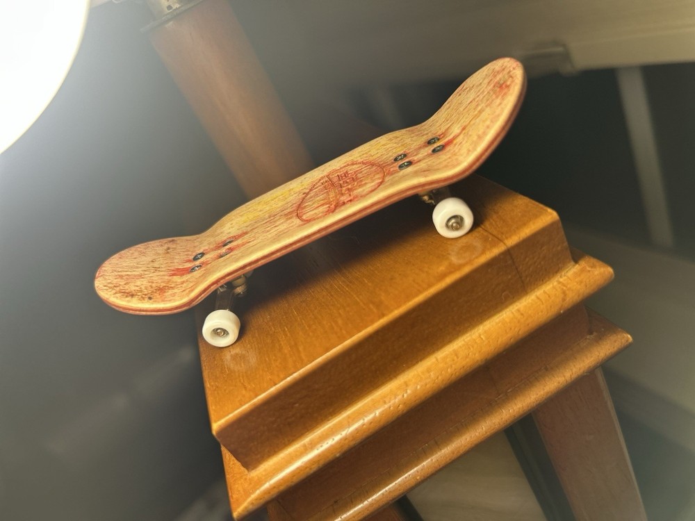 P-Rep Purple Maple Wood Mini Skateboard Complete with Wheels Basic Bearings New