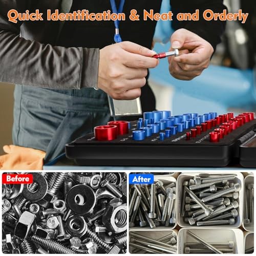 46 Nut and Bolt Thread Checker Standard and Metric,Bolt Size 46 Thread Checker