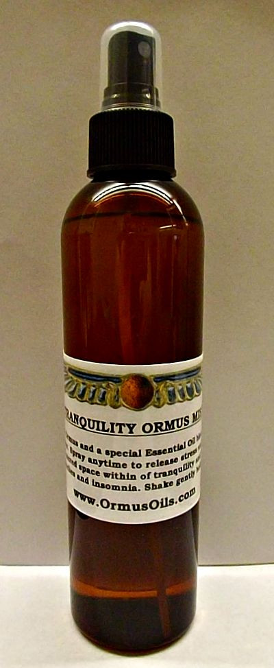 Tranquility Ormus Mist - 2 oz, Ormus Aromatherapy Aura Spray, Stress Relief