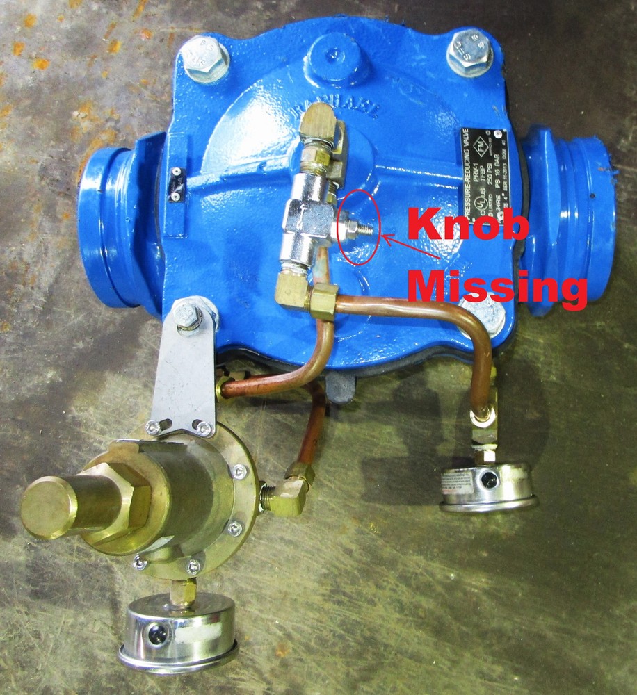 Tyco Raphael PRV-1 Pressure Reducing 4" Valve TFBP 250PSI 16BAR Missing Knob