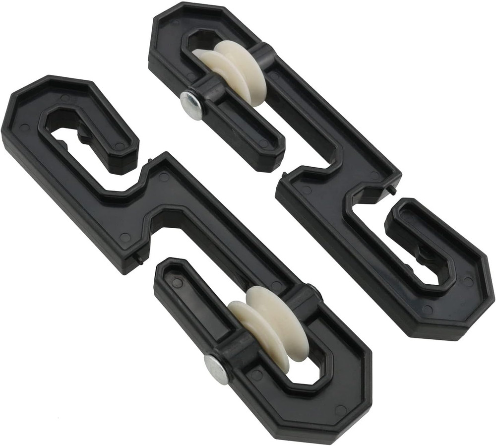 Clothesline Spreader，Plastic Aluminum Clothesline Separator Spreader Pulley Kit,
