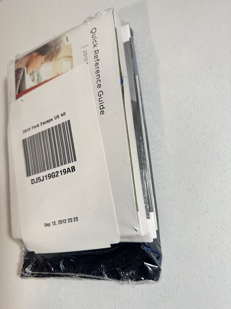 2013 Ford Escape Owner's Manual Set OEM