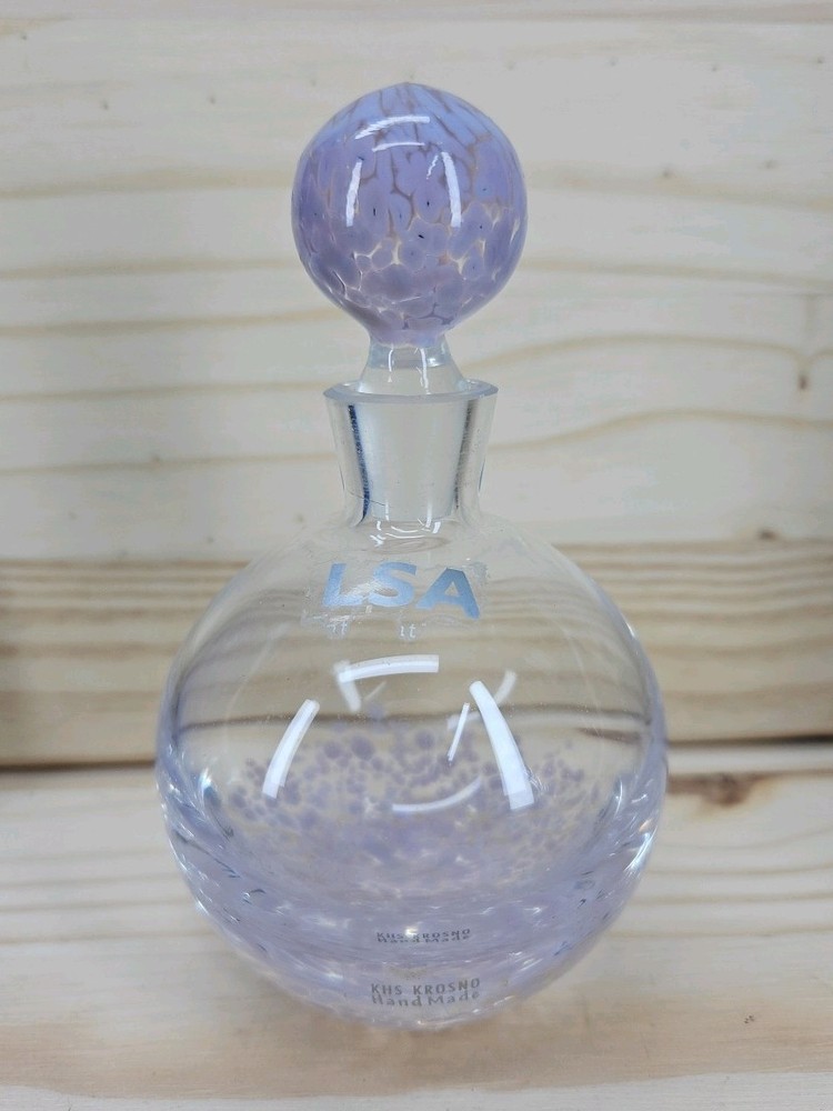 Khs Krosno Lsa Scent Bottle With Pink/purple Pattern 101250 C3