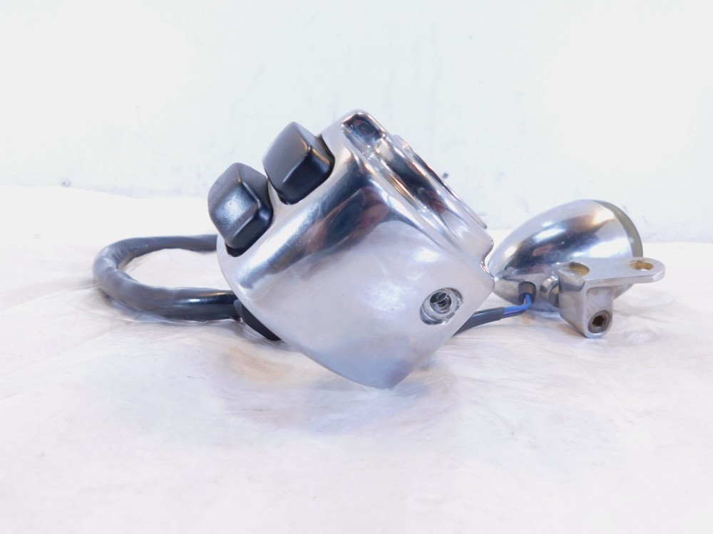 07-08 Harley Screamin Eagle CVO Road King Chrome Left Handlebar Switch Buttons