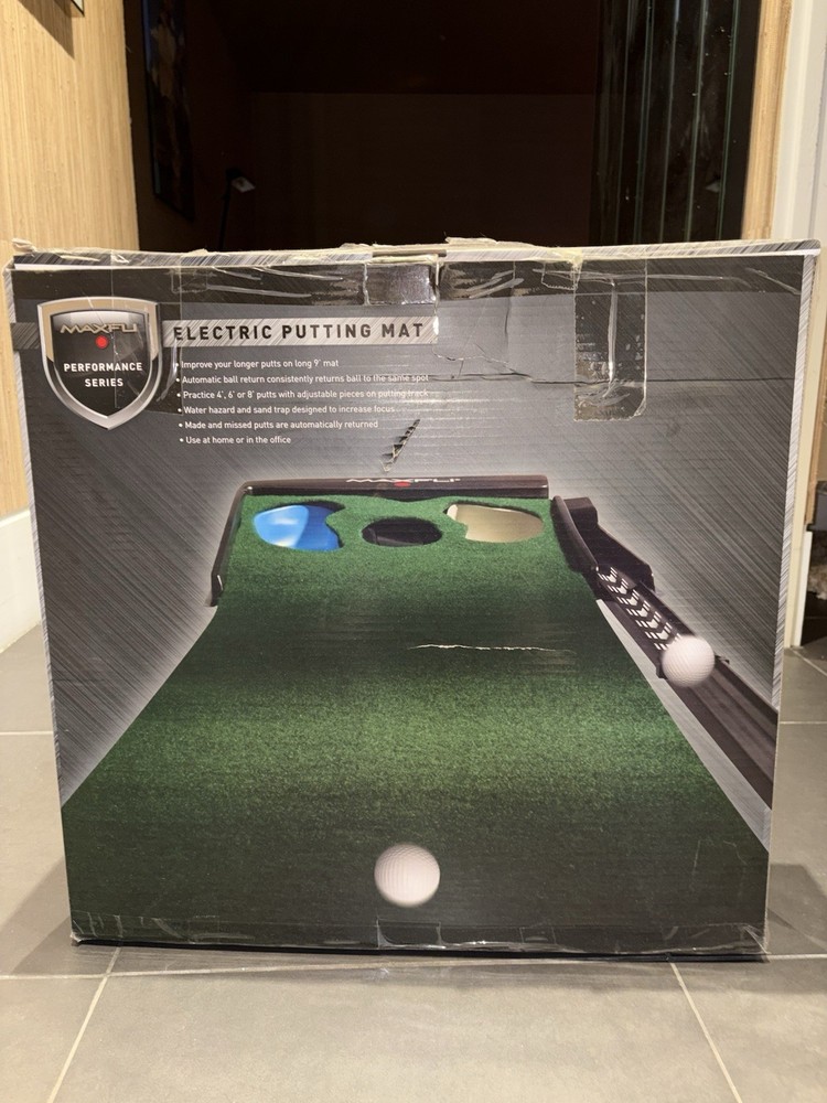Maxfli Golf Electronic Putting Mat -Performance Series  9’ Automatic Return