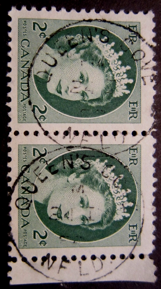 Canada #338 CDS Cancel Queen's Cove, NL {ebhs1}