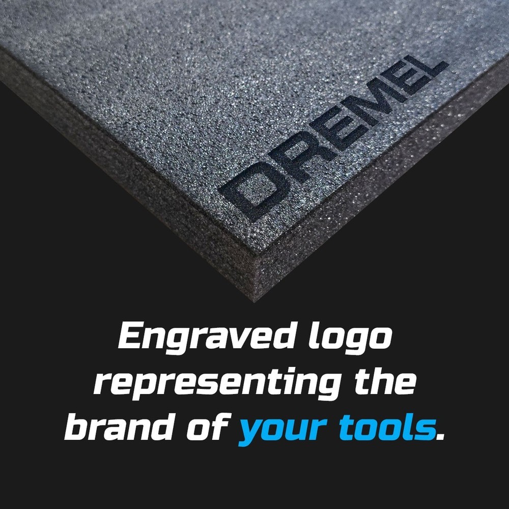 DREMEL DARK shadow foam tool tray insert storage organizer toolbox tool kit set