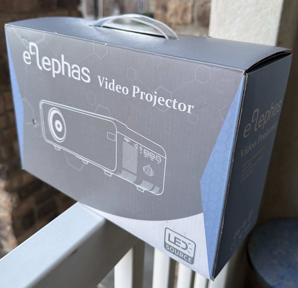 ELEPHAS Video Projector open Box In Original Box
