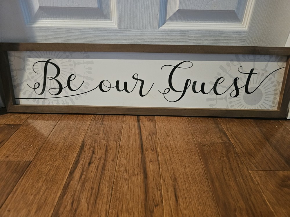 Be Our Guest Disney Sign