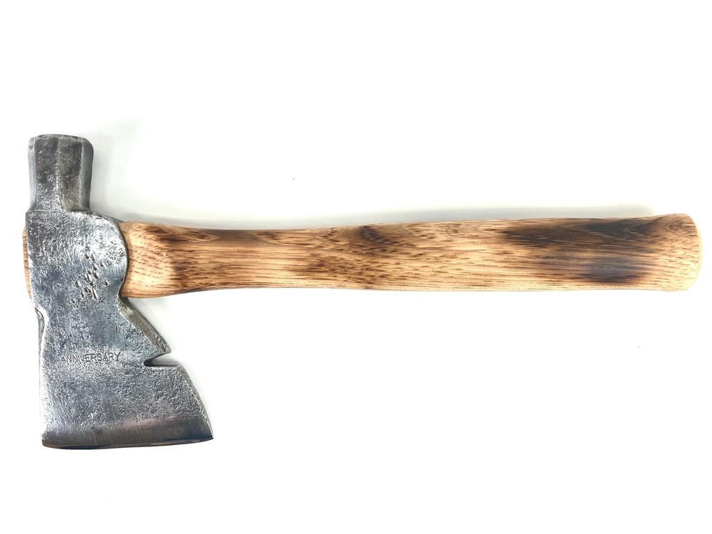 Vintage Anniversary Hatchet With Custom Leather Sheath