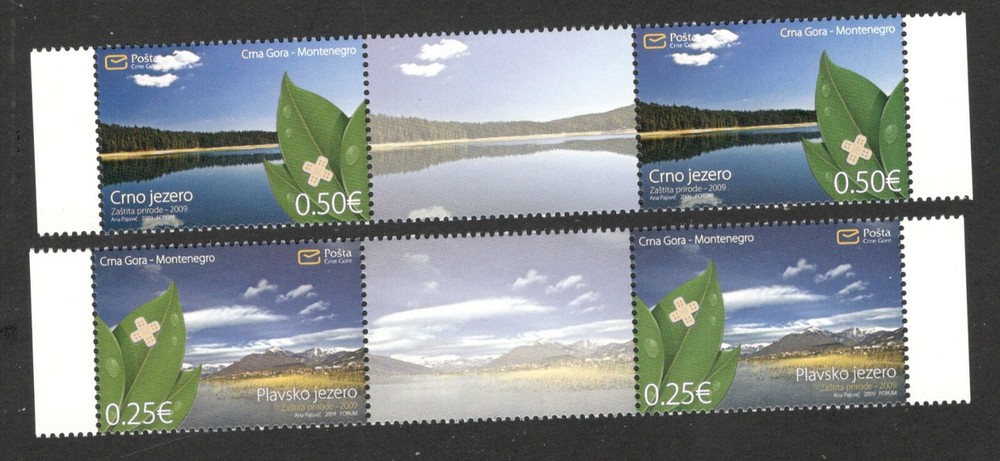 MONTENEGRO - MNH STRIP - NATURE CONSERVATION - 2009.