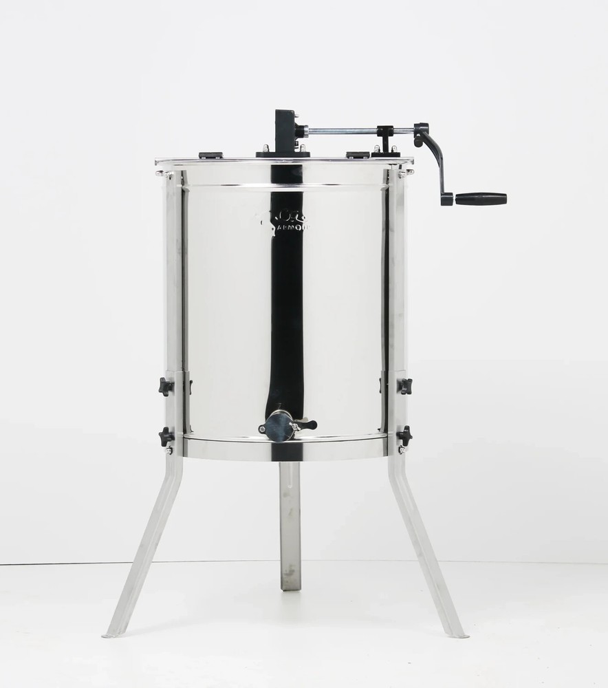 Beekeeping Gear  OZ ARMOUR 4 FRAMES MANUAL HONEY EXTRACTOR