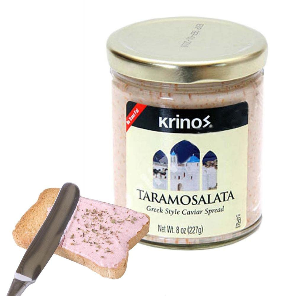 Greek Style Taramosalata Caviar Spread, 8 oz Jar