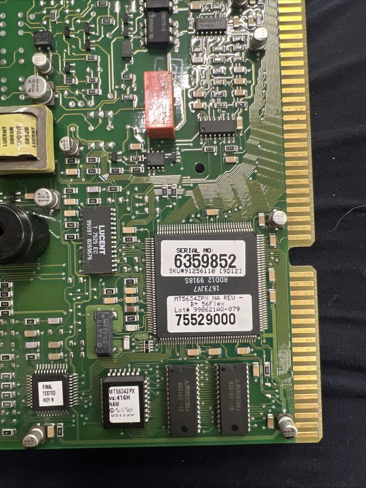 Multi Tech Systems MT5634ZPX Internal Express Modem Isa Card