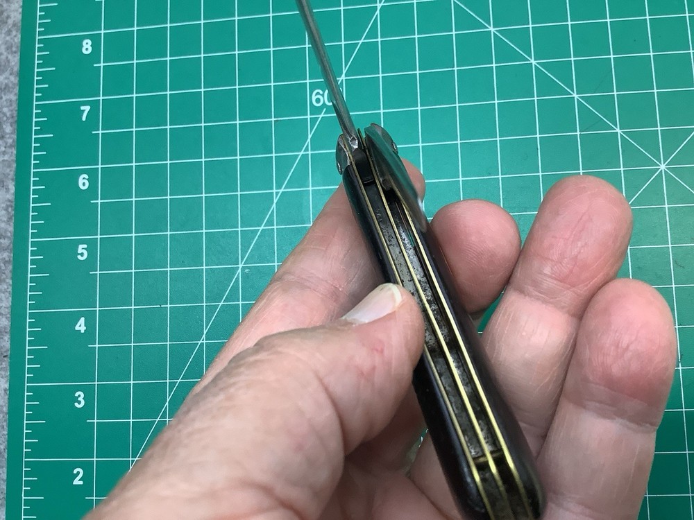 Old Shapleigh Hdware Diamond Edge Bareheaded Jack Knife