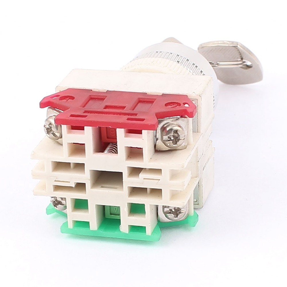 NO/NC Type ON-OFF 2 Position Security Key Lock Rotary Switch