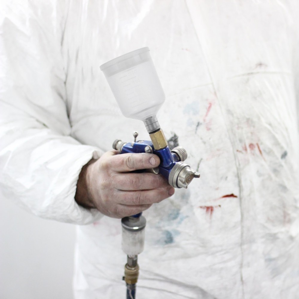 2 Pack Refillable Airbrush Paint Cup Mixing Bottles Pot Container