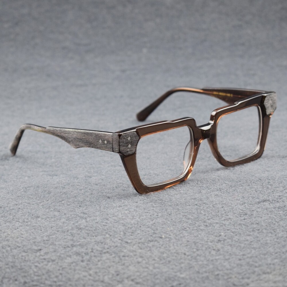 Acetate Frame Classic Square Reading Glasses Men Clear Lens Glasses Frames New