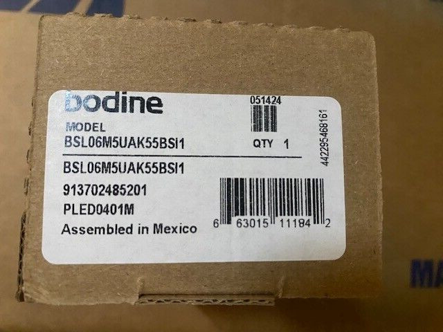 Philips Bodine BSL06M5UAK55BSI1 Constant Current 6W Class 2 Emergency LED Driver