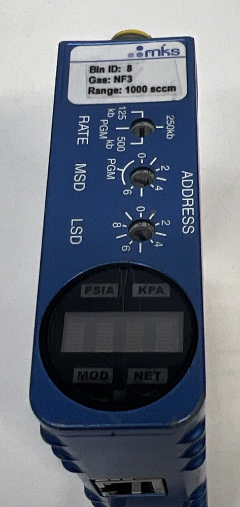 MKS Instruments P8A053103C6M0AA Mass Flow Controller