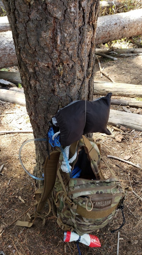 pack hanger dyneema and titanium pack hanger
