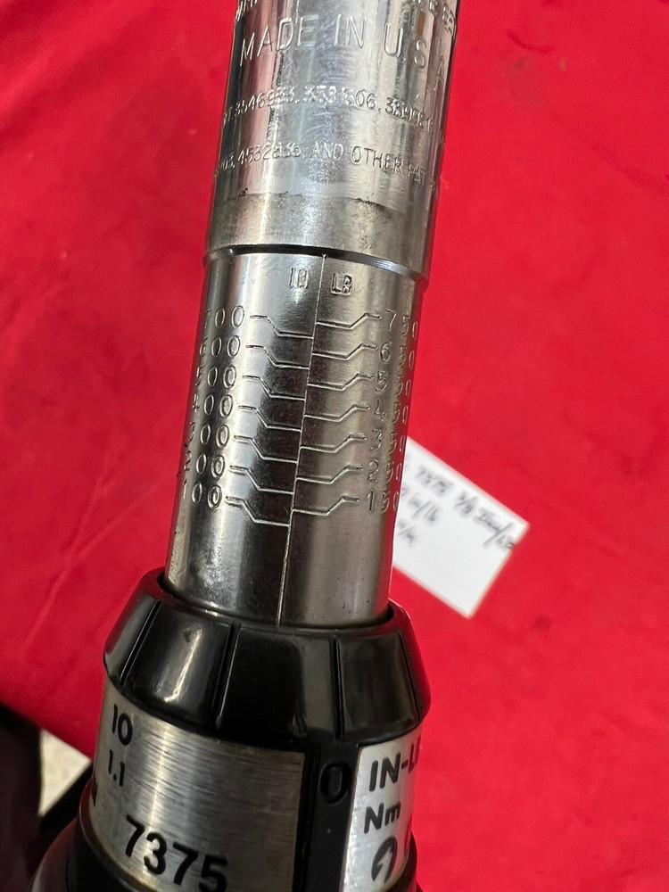 OTC 7375 3/8" INCH/LB CLICKER TORQUE WRENCH