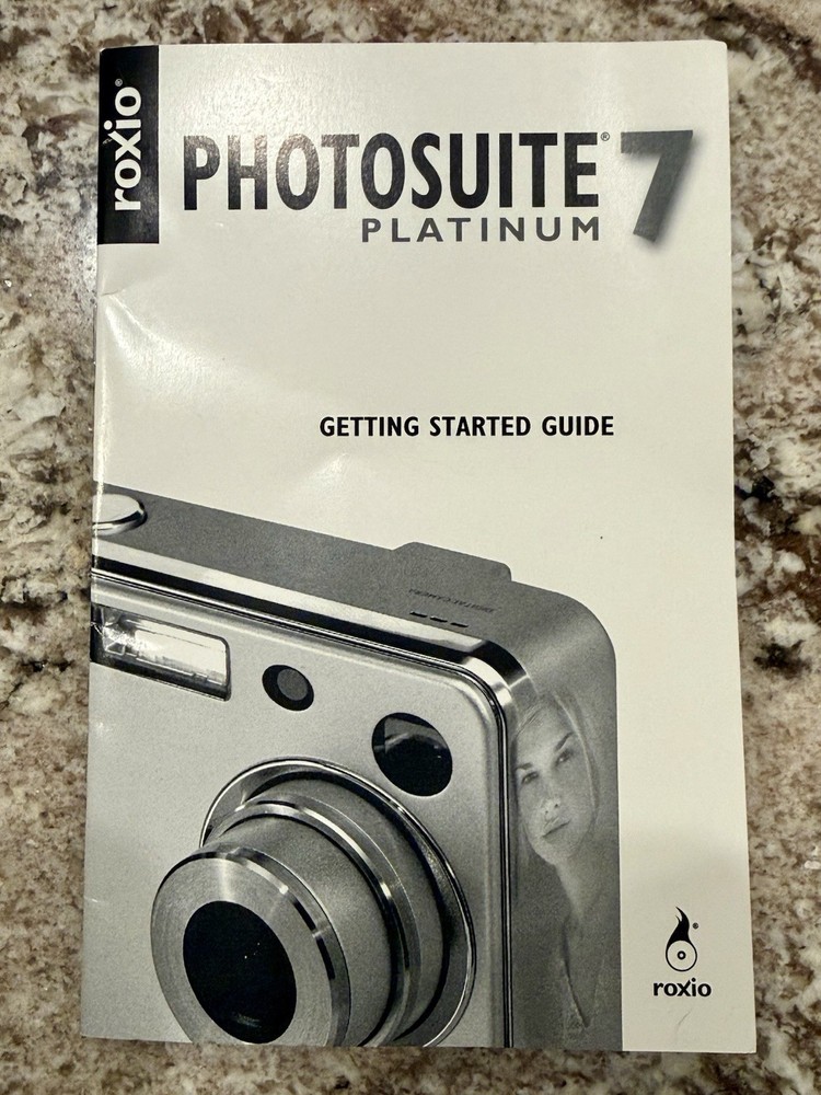 Roxio Photosuite 7 Platinum Software CD PC 1996-2004