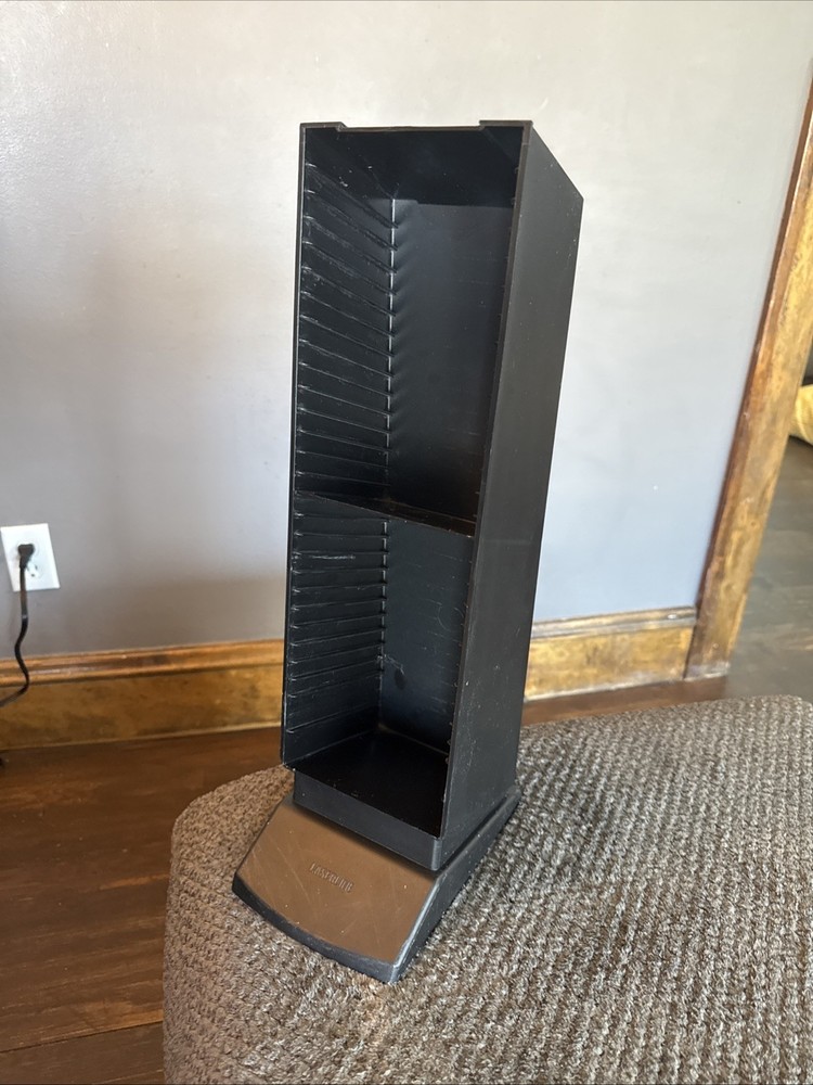 Laserline CD Tower Stand Display Rack Organizer 30 Storage Table Top 19” HTF