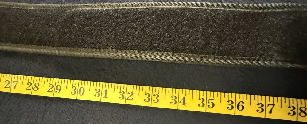 First Class Gear Black Nylon Duty Belt Adjustable 46”-48” In Length